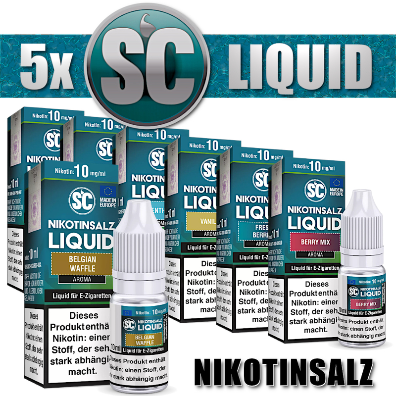 SC Liquid Premium Base für E-Zigaretten 100ml ⭐ ohne Nikotin