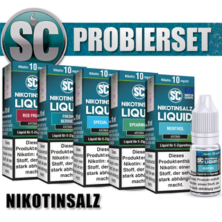 5x 10ml SC Nikotinsalz Liquid
