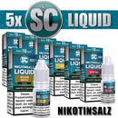 5x 10ml SC Nikotinsalz Liquid