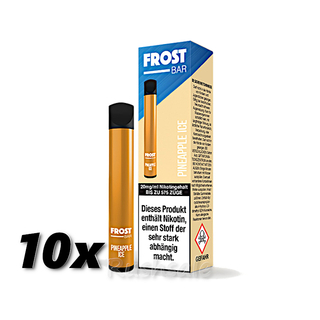 10x EBAY Dr. Frost - Frost Bar Einweg E-Zigarette -  20 mg/ml Pineapple Ice