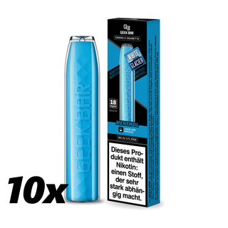 10x EBAY Innocigs Geekbar Einweg E-Zigarette -  18 mg/ml
