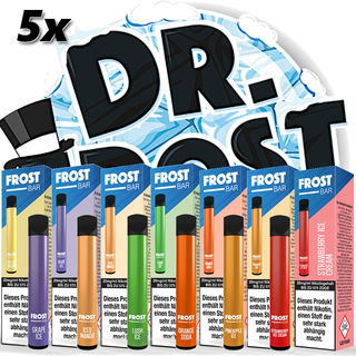 5x EBAY Dr. Frost - Frost Bar Einweg E-Zigarette -  20 mg/ml