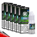 5x 10ml SC Liquid Menthol Blaubeere 6mg/ml