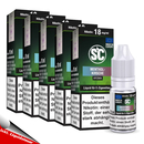 5x 10ml SC Liquid Menthol Kirsche 18mg/ml