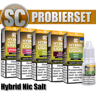 5x 10ml SC HYBRID Nikotinsalz Liquid
