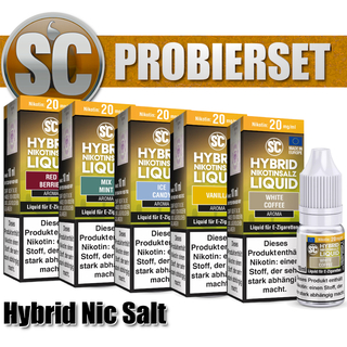 5x 10ml SC HYBRID Nikotinsalz Liquid