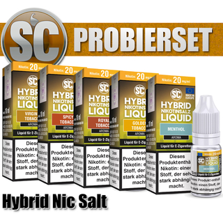 5x 10ml SC HYBRID Nikotinsalz Liquid