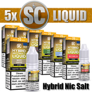 5x 10ml SC HYBRID Nikotinsalz Liquid