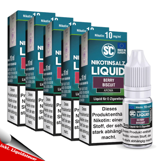 10x 10ml SC Nikotinsalz Berry Biscuit 20mg/ml