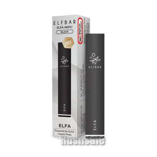 EBAY Elfbar Elfa 600 Akku oder Nikotinsalz Elf Bar Pod Black AKKU