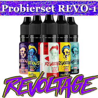 5x 10 ml REVOLTAGE Liquid PROBIERSET REVO-1 kein Nikotin