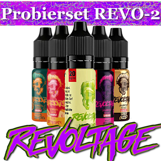 5x 10 ml REVOLTAGE Liquid PROBIERSET REVO-2 20mg/ml