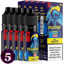 5x 10 ml REVOLTAGE Liquid Blue Cherry 10mg/ml