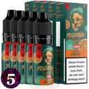 5x 10 ml REVOLTAGE Liquid Green Orange 10mg/ml