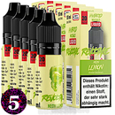 5x 10 ml REVOLTAGE Liquid Neon Lemon 20mg/ml