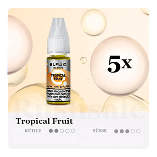 5x 10ml ELFLIQ Tropical Fruit 20mg/ml