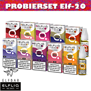 10x 10ml ELFLIQ Nikotinsalz Elfbar Liquid
