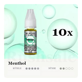 10x 10ml ELFLIQ Menthol 20mg/ml