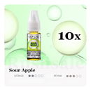 10x 10ml ELFLIQ Sour Apple 10mg/ml