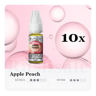 10x 10ml ELFLIQ Apple Peach 10mg/ml
