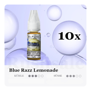 10x 10ml ELFLIQ Blue Razz Lemonade 20mg/ml