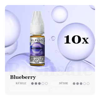 10x 10ml ELFLIQ Blueberry 20mg/ml