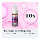 10x 10ml ELFLIQ Blueberry Sour Raspberry 10mg/ml