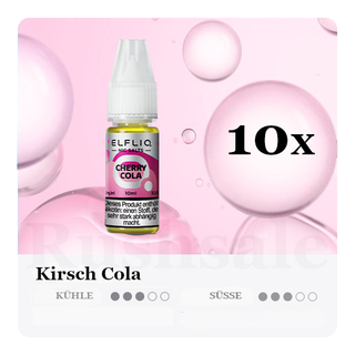 10x 10ml ELFLIQ Cherry COLA 10mg/ml