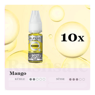 10x 10ml ELFLIQ Mango 10mg/ml