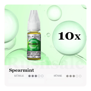 10x 10ml ELFLIQ Spearmint 20mg/ml