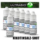 20 mg ULTRABIO 10 x 10 ml NIKOTINSALZ SHOT - 100 ml