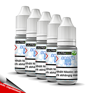ULTRABIO NIKOTINSALZ SHOT 10x 10ml - 70/30 20mg/ml