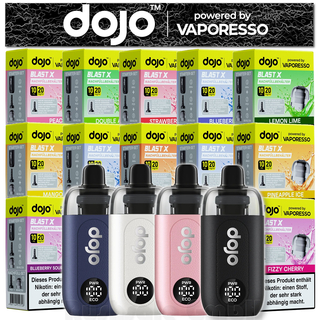 Dojo Blast X Starterset Vaporesso Pod System mit 20 mg Nikotinsalz + Leerpod