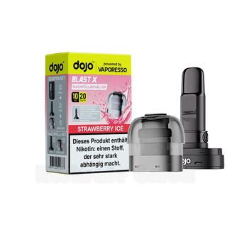 Dojo Blast X Kombiset Liquid Strawberry Ice 20mg/ml + Leerpod