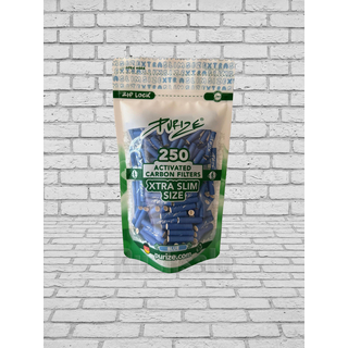 250 PURIZE XTRA SLIM Aktivkohlefilter Blue � 6 mm