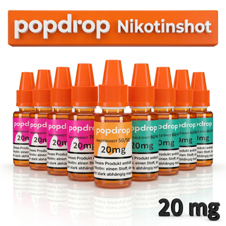 POPDROP 10x 10ml Nikotinshots - 100 ml