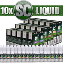 10x 10ml SC Liquid Probierbox Tabak Frucht Menthol