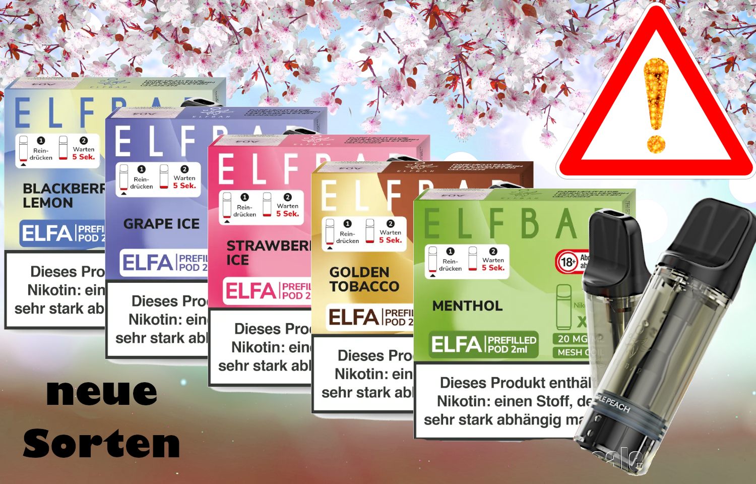 Elfa wieder neue Sorten